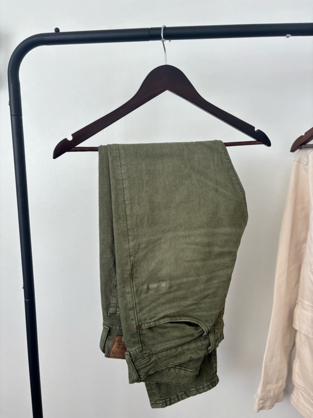 Polo Ralph Lauren Distressed Olive Green Jeans